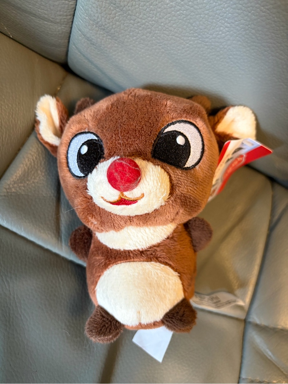 Rudolph Toy Keychain with Clip